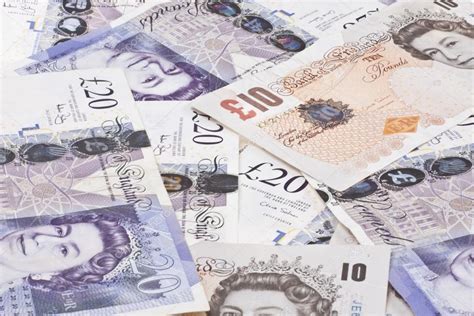 Pile of money british pounds sterling gbp — Stock Photo © siavramova ...