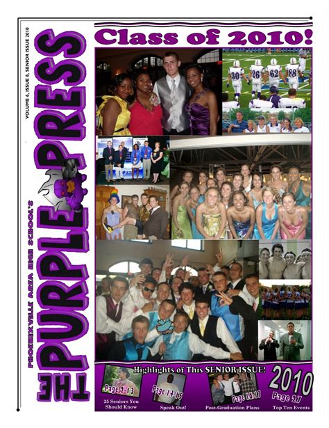 Issue 8, Senior issue - Phoenixville Area School District