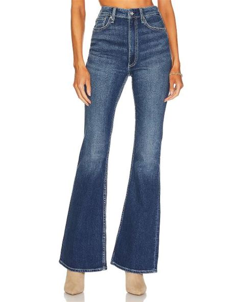 Rag Bone Casey High Rise Flare In Blue Lyst