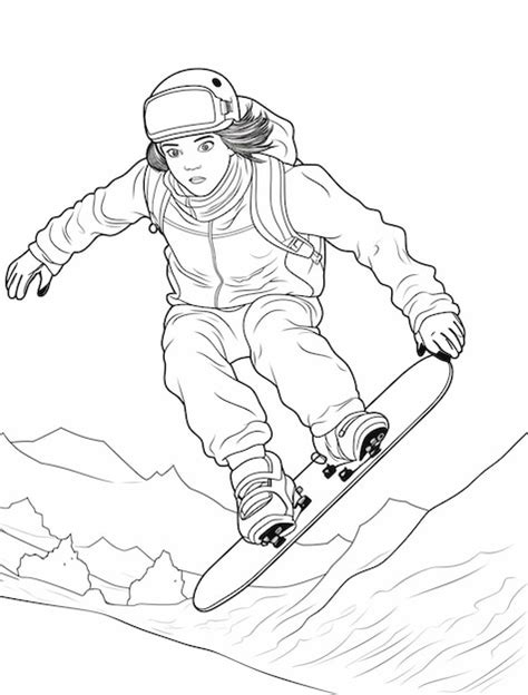 Snowboarder Rysunek Zdj Cia Darmowe Pobieranie Na Freepik