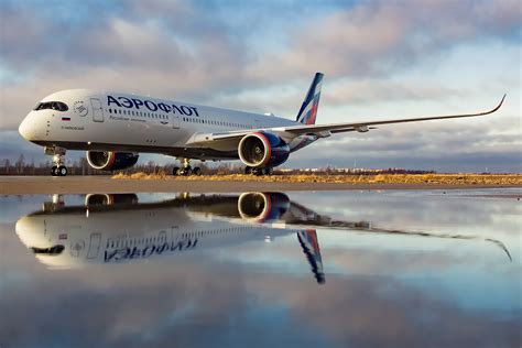 Airbus A350 900 Of Aeroflot Airlines Started Commercial Operation