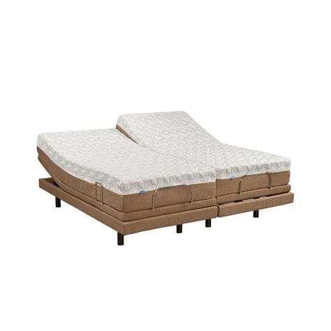 Blissful Nights 11 in. Dahlia Split King Memory Foam Mattress and ...