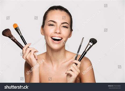Beauty Portrait Cheerful Beautiful Half Naked Stock Photo Shutterstock