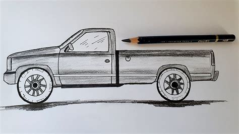 Pickup Truck How To Draw Pickup Truck Easy Step By Step YouTube