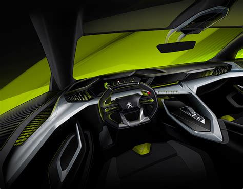 Peugeot Concept interior on Behance