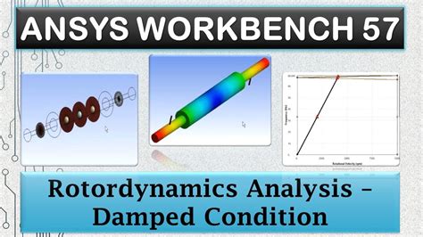 Ansys Tutorials Rotordynamics Analysis Damped Condition Youtube