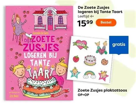 De Zoete Zusjes Logeren Bij Tante Taart Aanbieding Bij The Read Shop