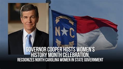 Governor Cooper Hosts Womens History Month Celebration Nc Political News