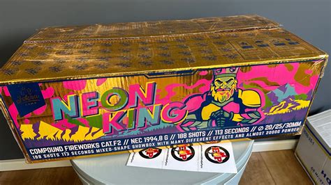 Neon King Iskra Line Funke Fireworks Shots Mm