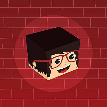 Female Isometric Block Cartoon Head Blonde Adorable Woman Vector Blonde Adorable Woman PNG