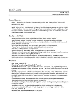 Lindsay Moore Resume PDF