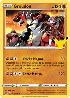 Groudon Celebraciones Base De Datos De Cartas De JCC Pokemon Es