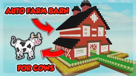 How To Create Big And Nice Barn For Cows Ll Huge Update Ll Roblox Islands Youtube