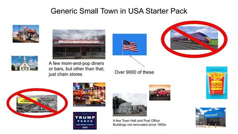 Small town USA starter pack : r/starterpacks