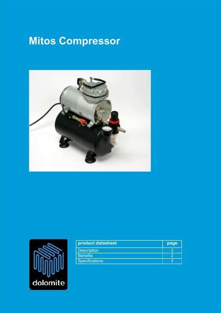 Datasheet Dolomite Microfluidics