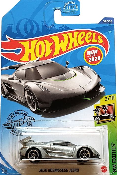 Hot Wheels Mainline Koenigsegg Jesko Silver GHB Hot Wheels Cars Toys Hot