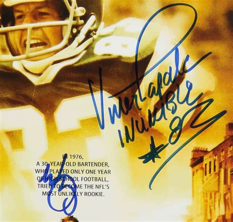 Mark Wahlberg & Vince Papale Signed "Invincible" 11x17 Movie Poster ...