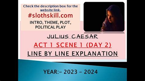 Julius Caesar Act Scene Day Plot Theme Line By