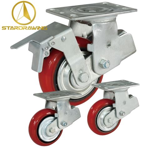 Stardrawing Inch Spring Loaded Casters Wheel Shock Absorber