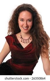 Tall Slender Brunette Nude On Purple Stock Photo 452249599 Shutterstock