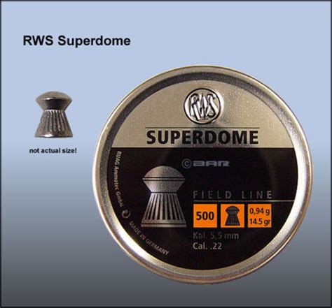 Rws Superdome Dome Air Rifle Gun Pellets Airgun Target Pest