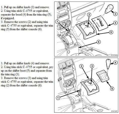 How To Remove 5 Speed Shifter Bezel Jeep Patriot Forums