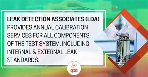 Helium Leak Detector Calibration Services