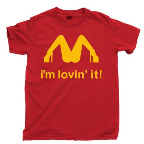 McDonalds I M Loving It Tee New Red Funny T Shirt Up To 5x EBay