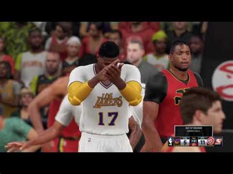 Nba 2k16 MyGM Lakers Season Vs Atlanta Hawks YouTube