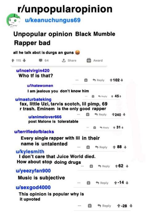 Reddits Opinion On Rap Starter Pack Rstarterpacks Starter Packs