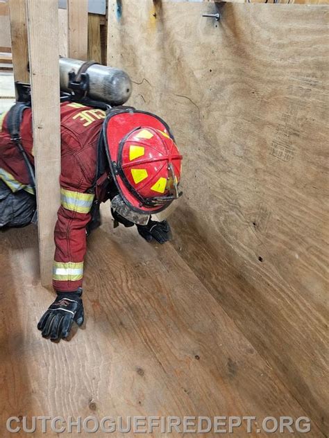 The Trianing Continues Scba Mask Confidence Drill Cutchogue Fire