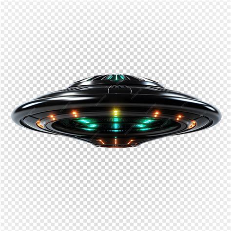 Ufo 외계인 투명 배경 미래 Ufo 우주선 Png 생성 Ai에 고립 프리미엄 Psd 파일