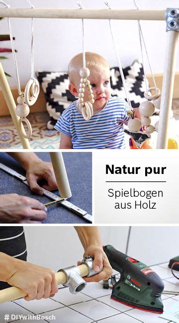 So Stylisch Ist Kleinkind Spielzeug Ein Spielbogen Aus Holz Zum