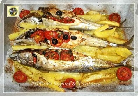 Filetti Di Pesce Al Forno Con Patate Pomodorini E Olive