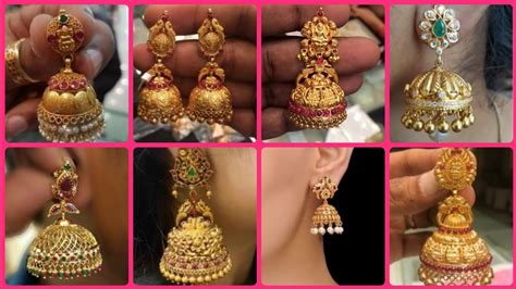 Gold Butta Kammalu Buttalu Designs Earrings Collection 2021 YouTube