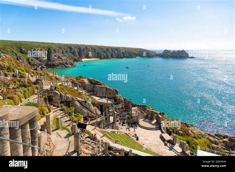 The Minack Theatre ,Porthcurno beach Looking out from Minack Theatre you will see Porthcurno ...