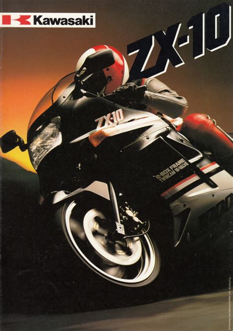 Prospekt Kawasaki Zx Prospekt Brochure Seiten Aus