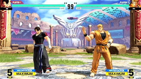 Kim Kaphwan Vs Ryo Sakazaki Hardest AI KOF XV PS5 4K 60FPS YouTube