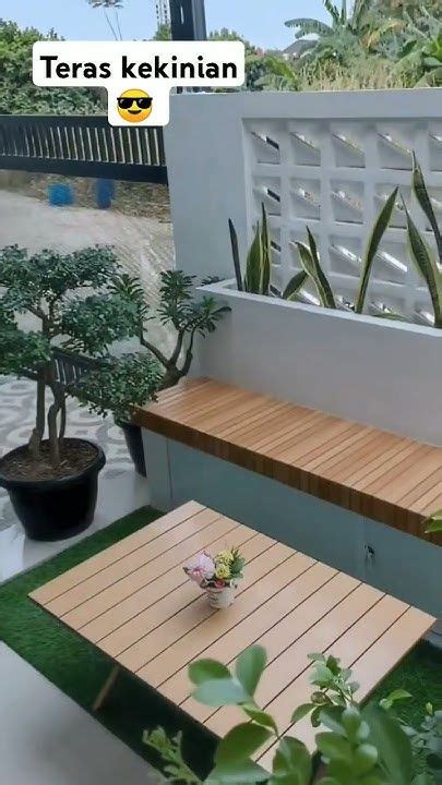 teras kekinian kece kak atriafebri shorts desaintaman inpirasitaman