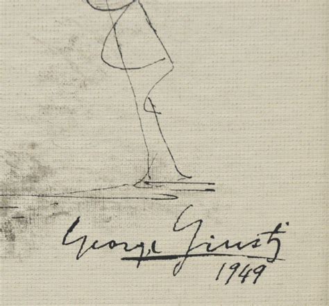 George Giusti Mid Century Modernist Seated Nude Figure Study For Sale At Stdibs George