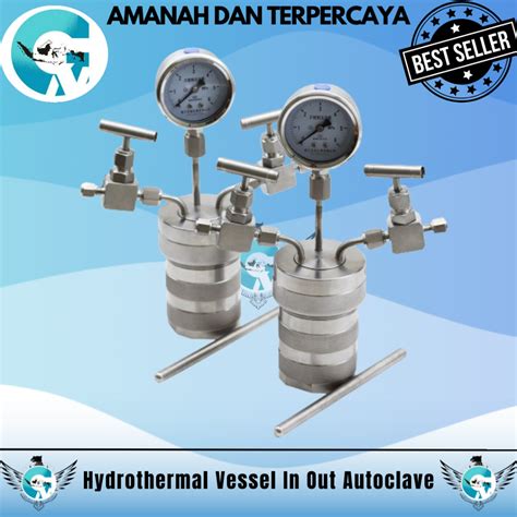 Jual Rso Vessel Hidrotermal Stainless Steel Ml Dengan Autoclave