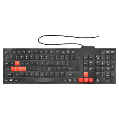 Dell Computer Keyboard Clipart