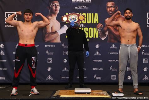 Jaime Munguia Vs Tureano Johnson Weigh In Results Livestream Latest