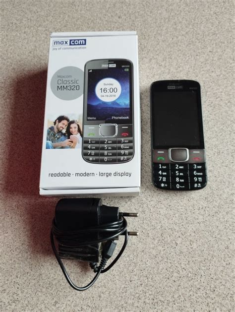 Telefon Dla Seniora Maxcom Classic Brenno Pole OLX Pl