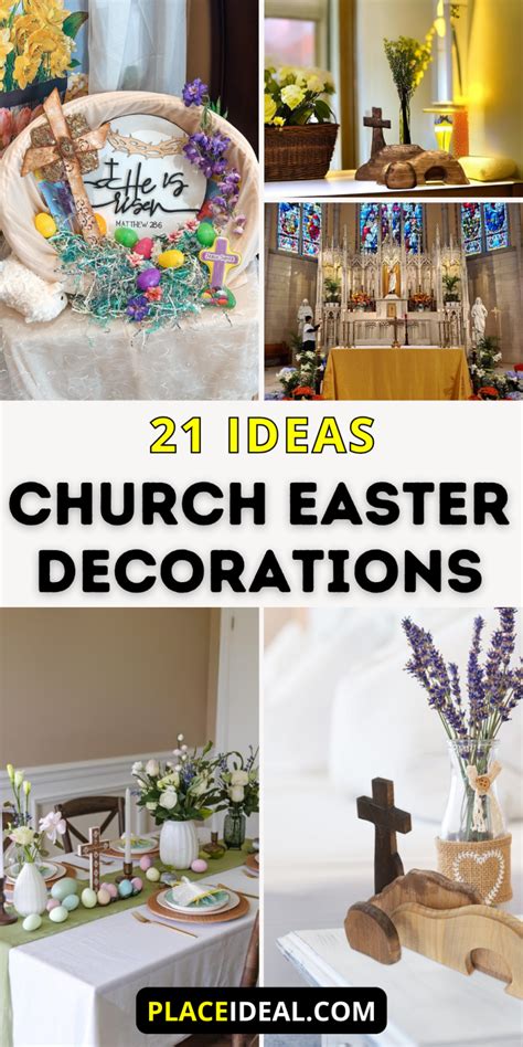 church easter decorations  inspire  sanctuary stage