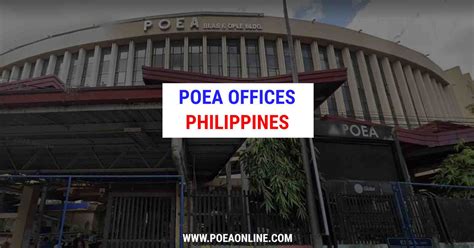 List Of Poea Offices In The Philippines Poea Online Hot Sex Picture