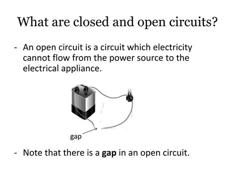 Ppt Electricity Uses Closed And Open Circuits Bulbs In Parallel