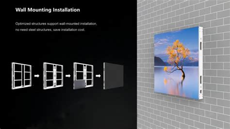 D Naked Eye Outdoor Fixed Led Display Waterproof P Led Video Wall Screen