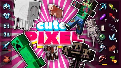 Cute Pixel Texture Pack by Sapphire Studios - Minecraft Marketplace ...