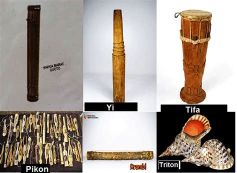 Alat Musik Tradisional Papua Barat Beserta Gambarnya